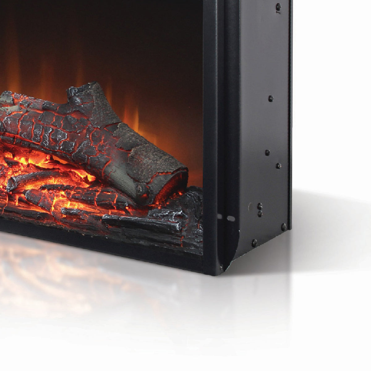 Nex Log Fireplace Insert w Remote Control, 29 Inch, Single Flame Color