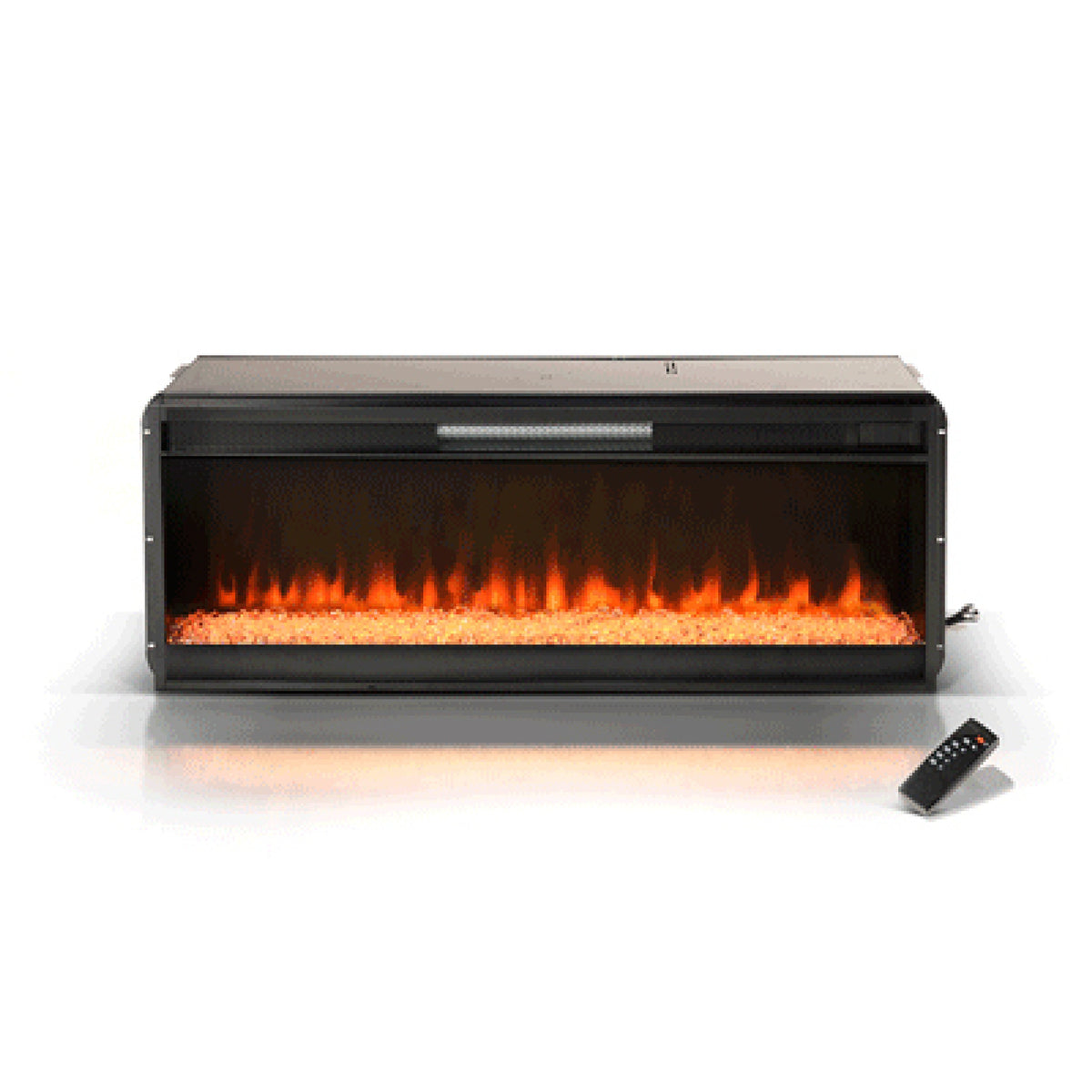 Hemy Electric Crystal Fireplace Insert w Remote, 43 Inch, Ember Design  - BM347046