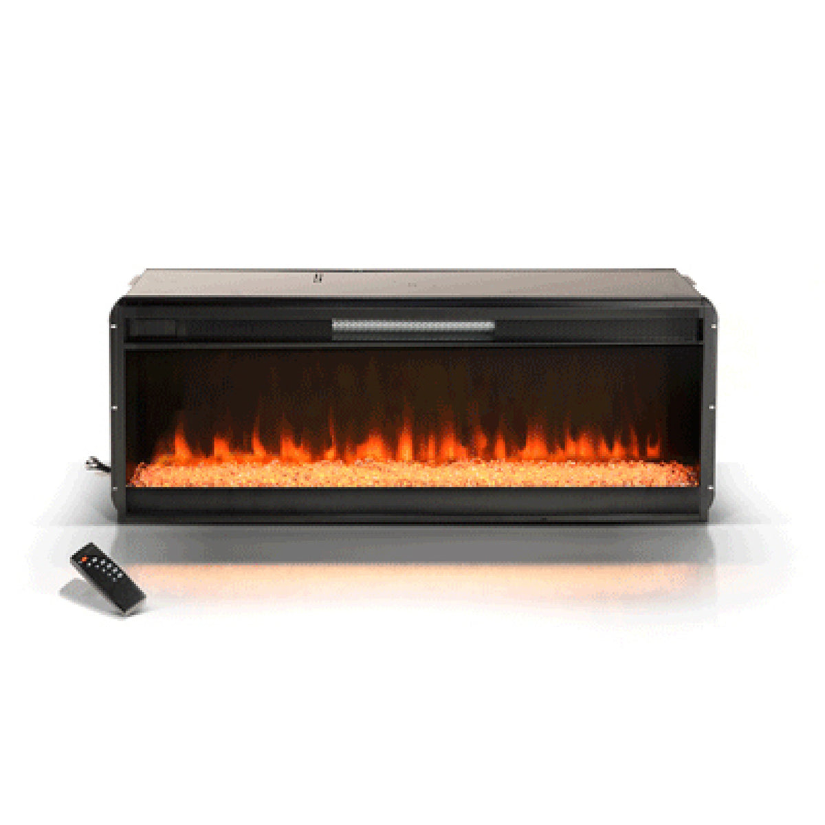 Hemy Electric Crystal Fireplace Insert w Remote, 43 Inch, Ember Design  - BM347046
