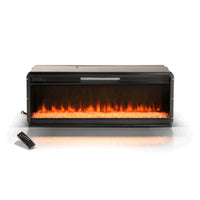 Hemy Electric Crystal Fireplace Insert w Remote, 43 Inch, Ember Design  - BM347046