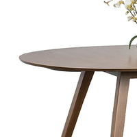 Scar Dining Table, Walnut Brown Rubberwood, 2 Drop Leaves, 36-56 Inch  - BM347070