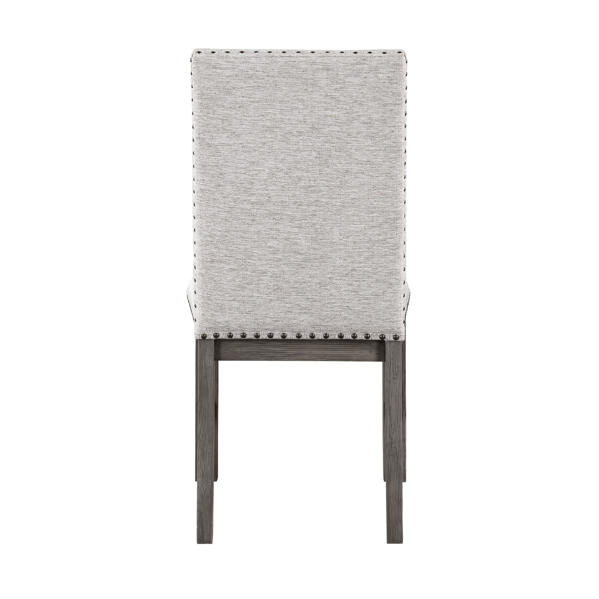 Hoso Dining Side Chair Set of 2, Beige, Wood Frame, Nailhead Trim  - BM347105