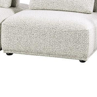 Stavan 2 Seater Modular Sofa, Light Gray Boucle, Adjustable Seat Depth - BM347600