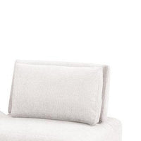 Stavan Modular 2 Seater Sofa, White Boucle, Adjustable Backs, 73 Inch - BM347610