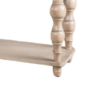 Cherie Sofa Table, 3 Drawers, Shelf, Light White Washed Wood, 64 Inch - BM347629