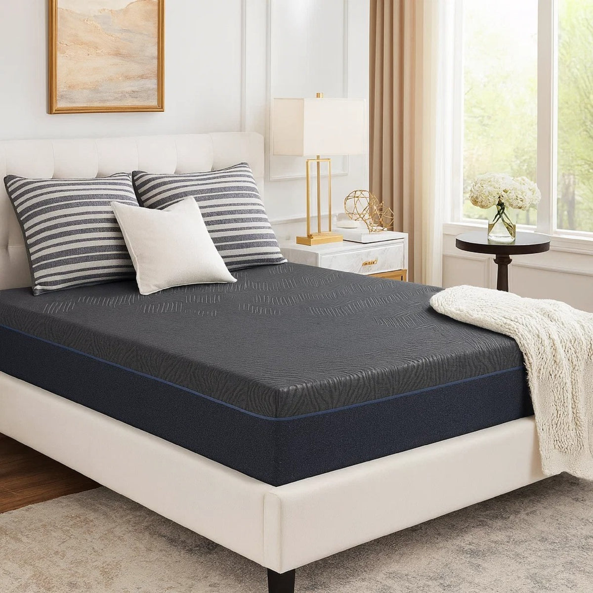 Bay California King Mattress, Firm Green Tea Cool Gel Memory Foam, 11 Inch  - BM347840