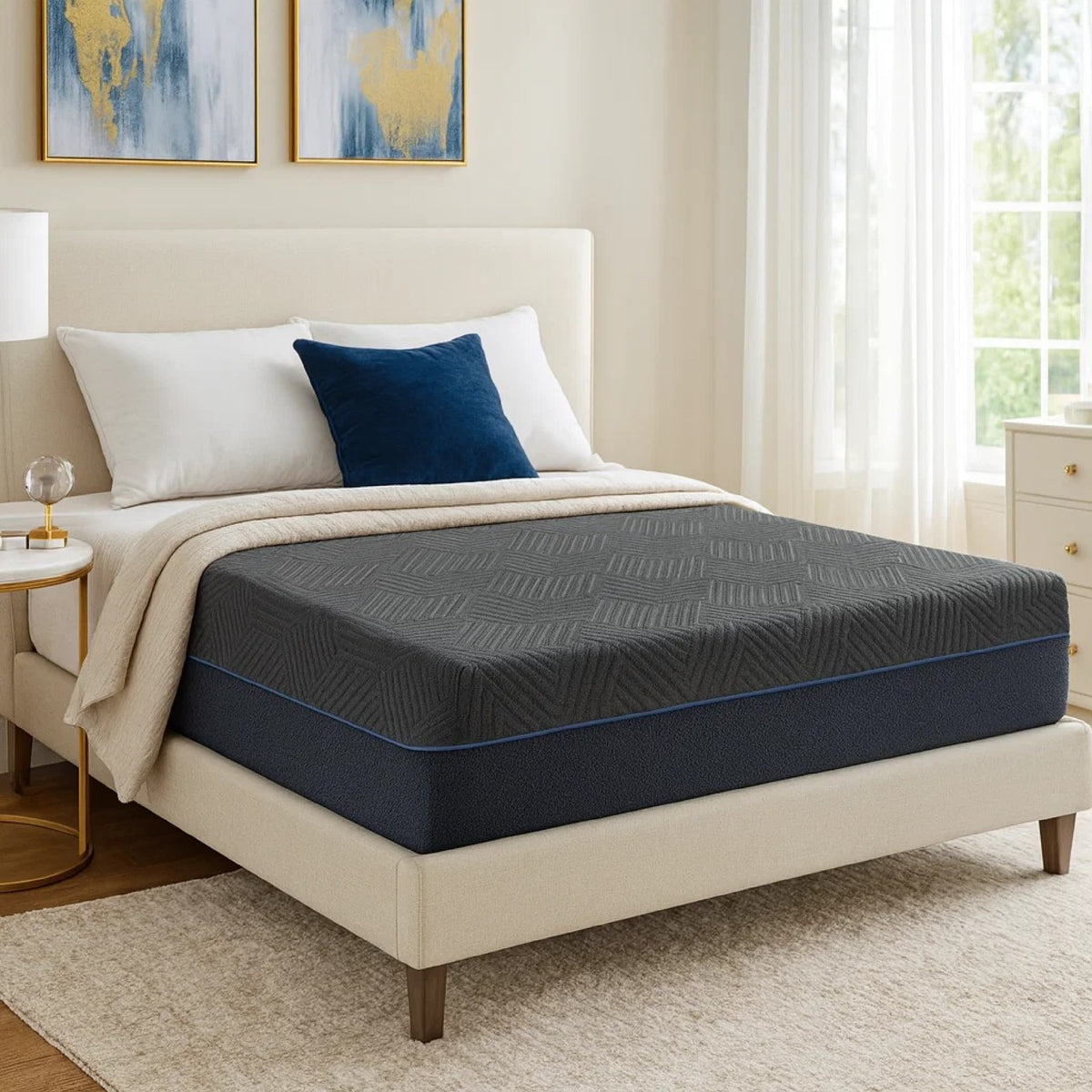 Bay King Size Mattress, Firm Green Tea Cool Gel Memory Foam, 11 Inch  - BM347841
