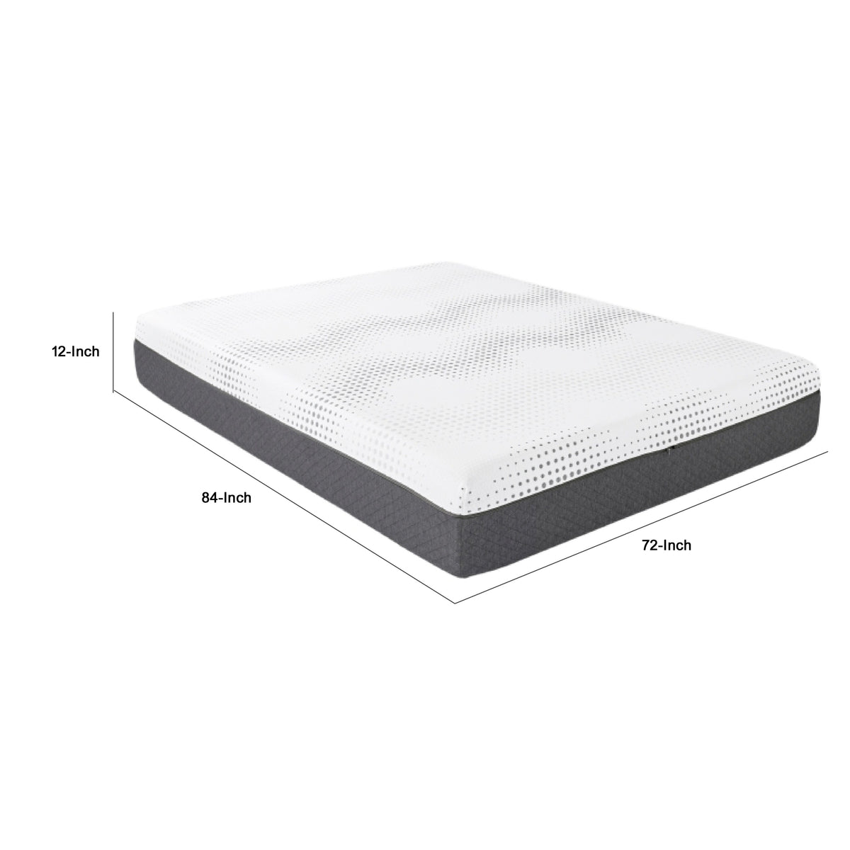 Mea California King Mattress, Firm Green Tea Cool Gel Memory Foam, 12 Inch  - BM347844
