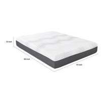 Mea California King Mattress, Firm Green Tea Cool Gel Memory Foam, 12 Inch  - BM347844