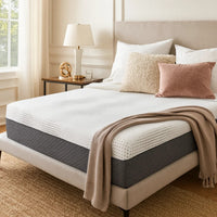 Mea California King Mattress, Firm Green Tea Cool Gel Memory Foam, 12 Inch  - BM347844