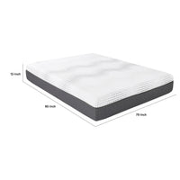 Mea King Size Mattress, Firm Green Tea Cool Gel Memory Foam, 12 Inch  - BM347845