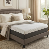 Mea King Size Mattress, Firm Green Tea Cool Gel Memory Foam, 12 Inch  - BM347845