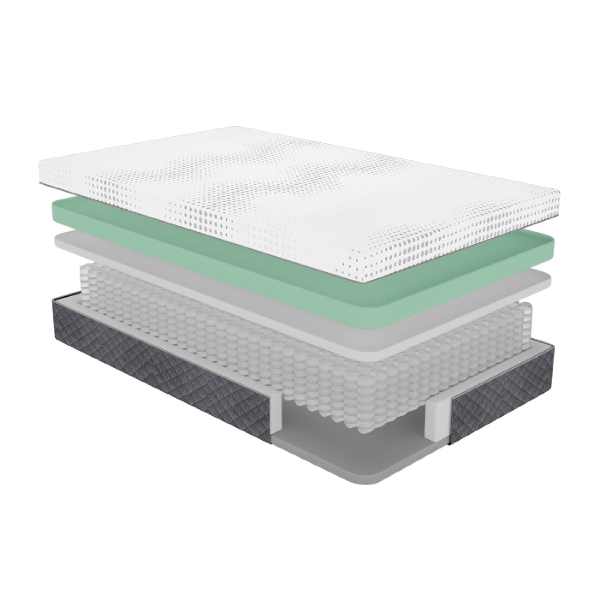 Mea Full Size Mattress, Firm Green Tea Cool Gel Memory Foam, 12 Inch  - BM347846