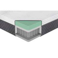 Mea Full Size Mattress, Firm Green Tea Cool Gel Memory Foam, 12 Inch  - BM347846