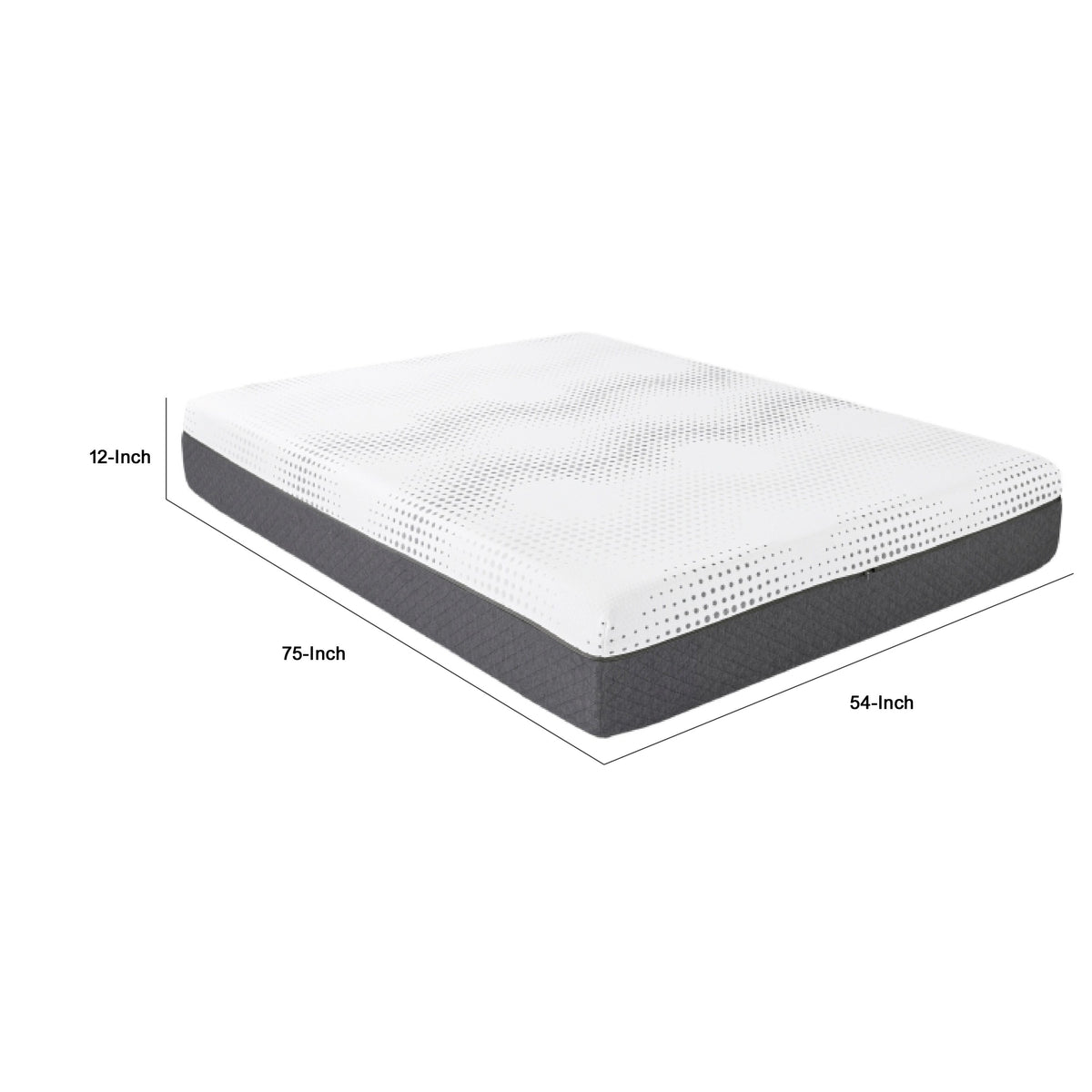 Mea Full Size Mattress, Firm Green Tea Cool Gel Memory Foam, 12 Inch  - BM347846