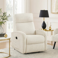 Pary Power Lift Chair, Armrests with Magazine Pocket, Beige Corduroy  - BM347868