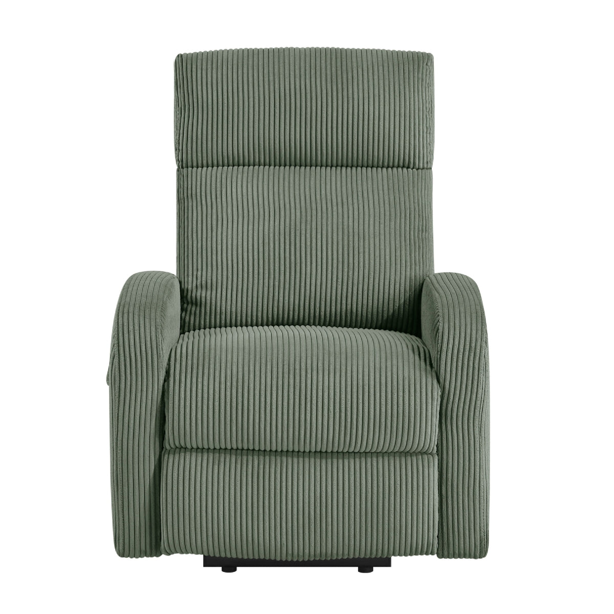 Pary Power Lift Chair, Armrests with Magazine Pocket, Green Corduroy  - BM347870