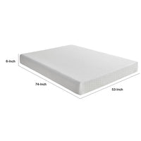 Mae Full Size Mattress, Cooling Gel Memory Foam, Tencel Cover, 6 Inch  - BM347877