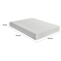 Mae Full Size Mattress, Cooling Gel Memory Foam, Tencel Cover, 8 Inch  - BM347878