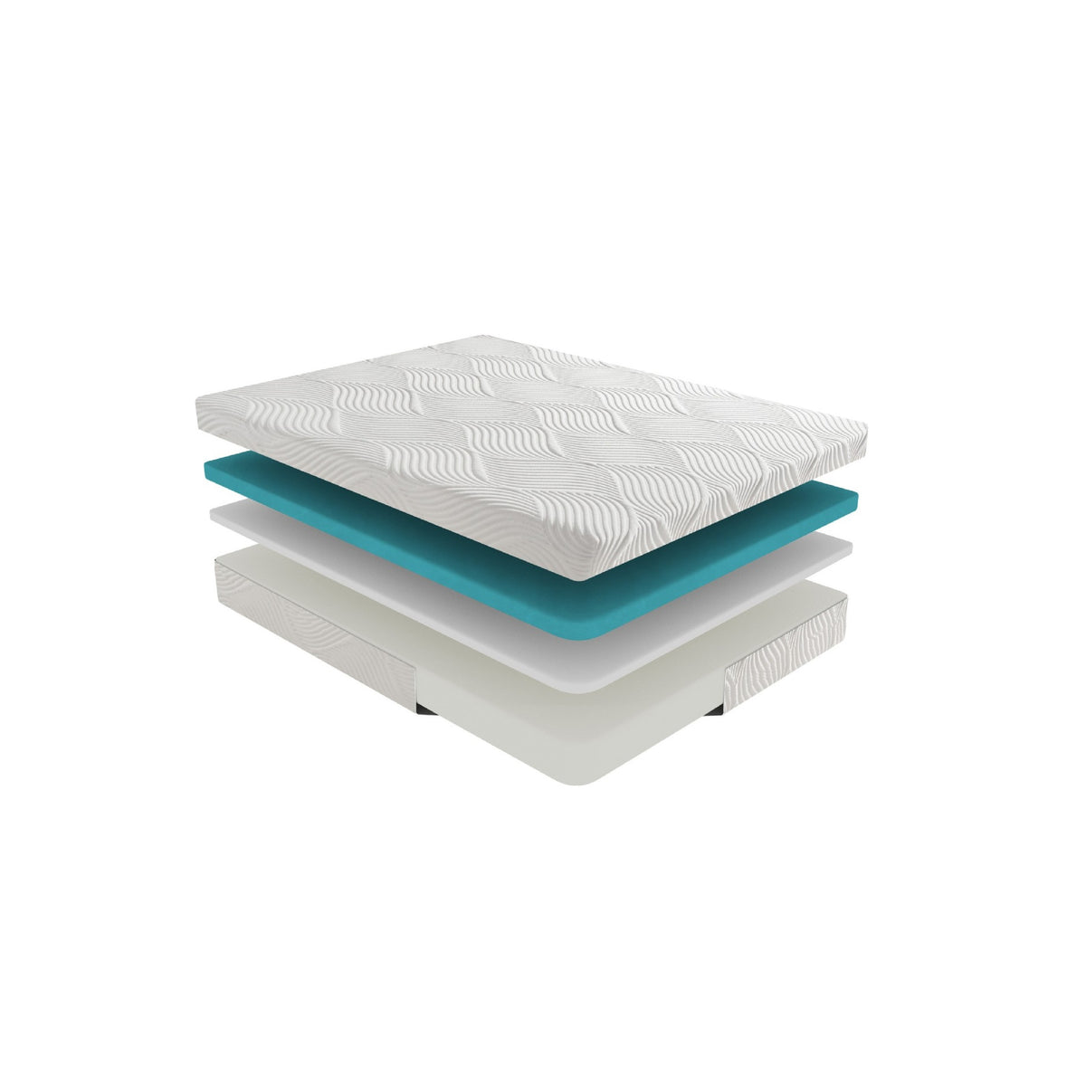 Mae Queen Size Mattress, Gel Memory Foam, Tencel Cover, 10 Inch  - BM347881