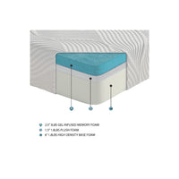 Mae Queen Size Mattress, Gel Memory Foam, Tencel Cover, 10 Inch  - BM347881