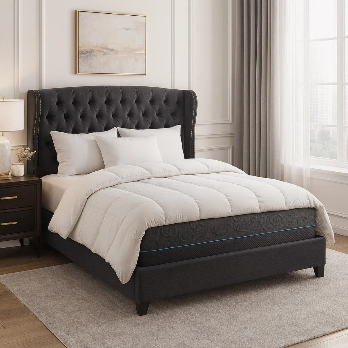 Kae California King Mattress, Ultra Plush Hybrid Gel Memory Foam, 11 Inch  - BM347883