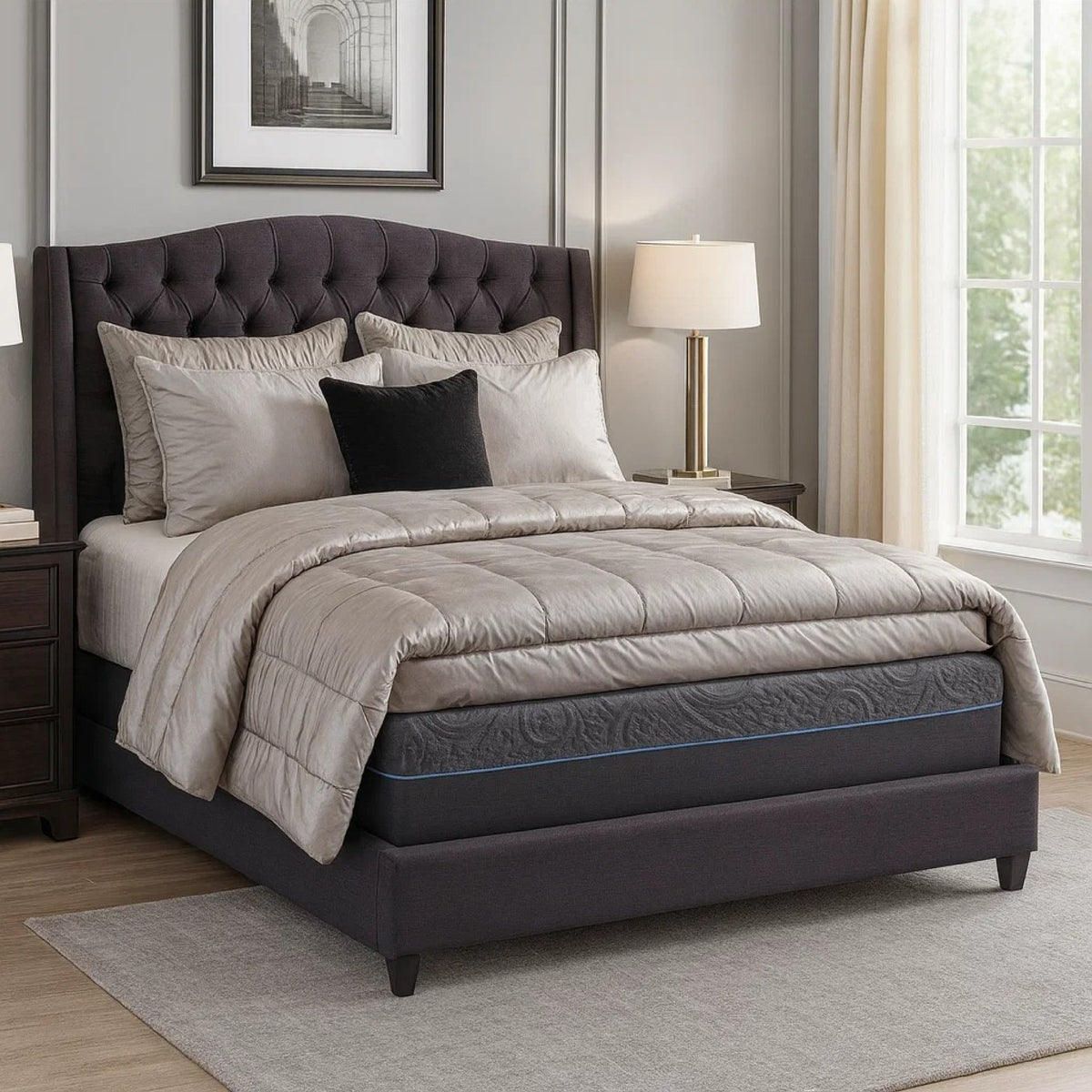 Kae King Size Mattress, Ultra Plush Hybrid Gel Memory Foam, 11 Inch  - BM347884