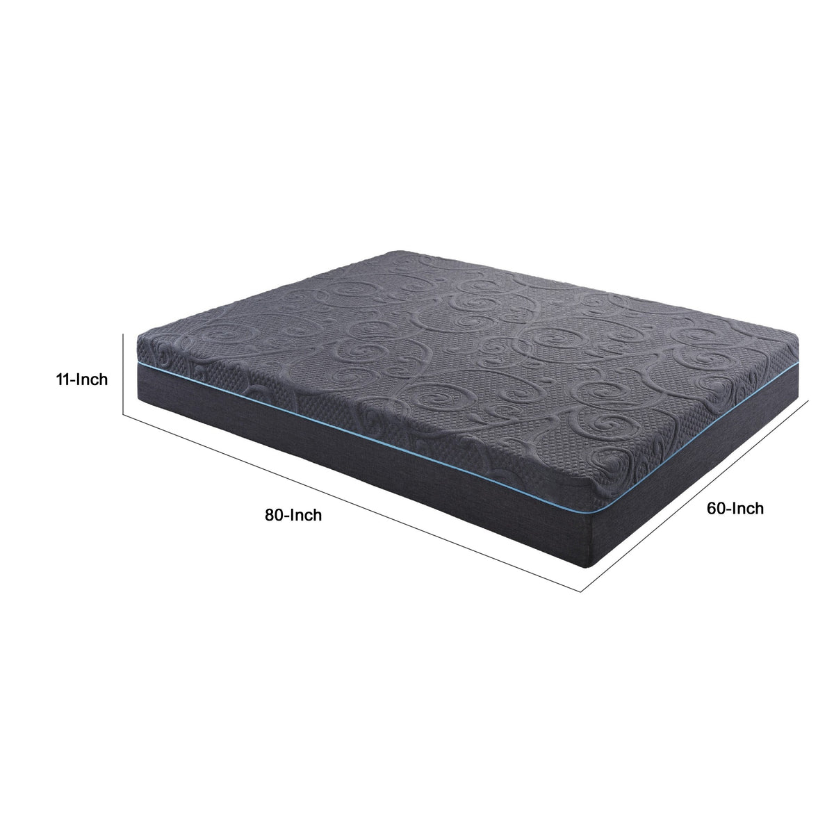Kae Queen Size Mattress, Ultra Plush Hybrid Gel Memory Foam, 11 Inch  - BM347886
