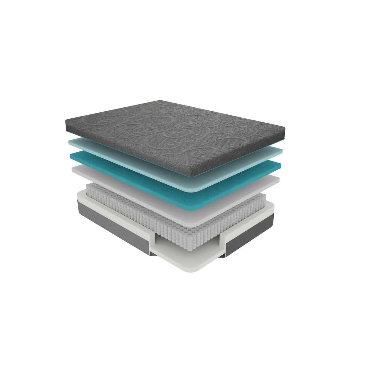 Kae Queen Size Mattress, Ultra Plush Hybrid Gel Memory Foam, 14 Inch  - BM347887