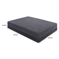 Kae Queen Size Mattress, Ultra Plush Hybrid Gel Memory Foam, 14 Inch  - BM347887