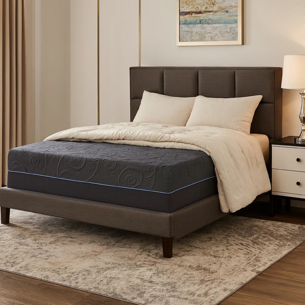 Kae Queen Size Mattress, Ultra Plush Hybrid Gel Memory Foam, 14 Inch  - BM347887