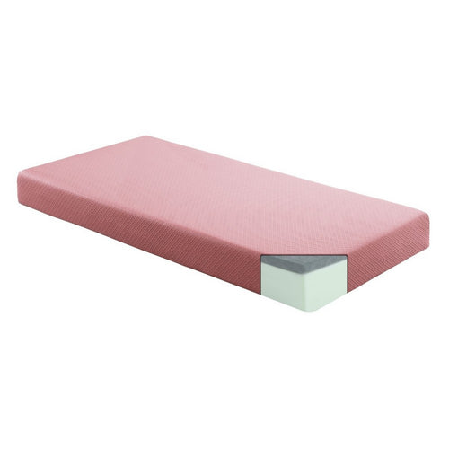 Fia Full Mattress with 1 Pillow, Tea Charcoal Gel Memory Foam, 7 Inch Pink  - BM347889