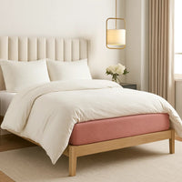 Fia Full Mattress with 1 Pillow, Tea Charcoal Gel Memory Foam, 7 Inch Pink  - BM347889