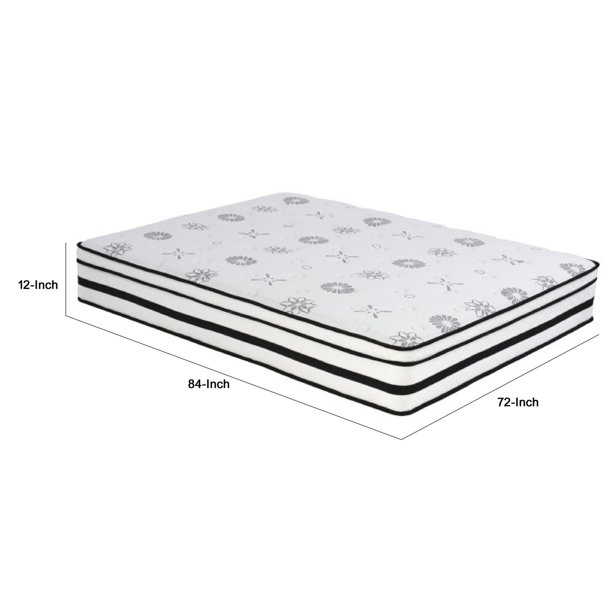 Via California King Mattress, 4 Layer Hybrid Green Tea Foam, 12 Inch  - BM347890