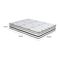 Via King Size Mattress, 4 Layer Hybrid Green Tea Infused Foam, 12 Inch  - BM347891
