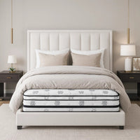 Via King Size Mattress, 4 Layer Hybrid Green Tea Infused Foam, 12 Inch  - BM347891