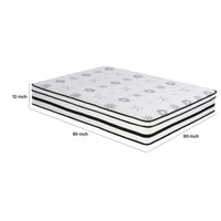 Via Queen Size Mattress, 4 Layer Hybrid Green Tea Infused Foam, 12 Inch  - BM347893
