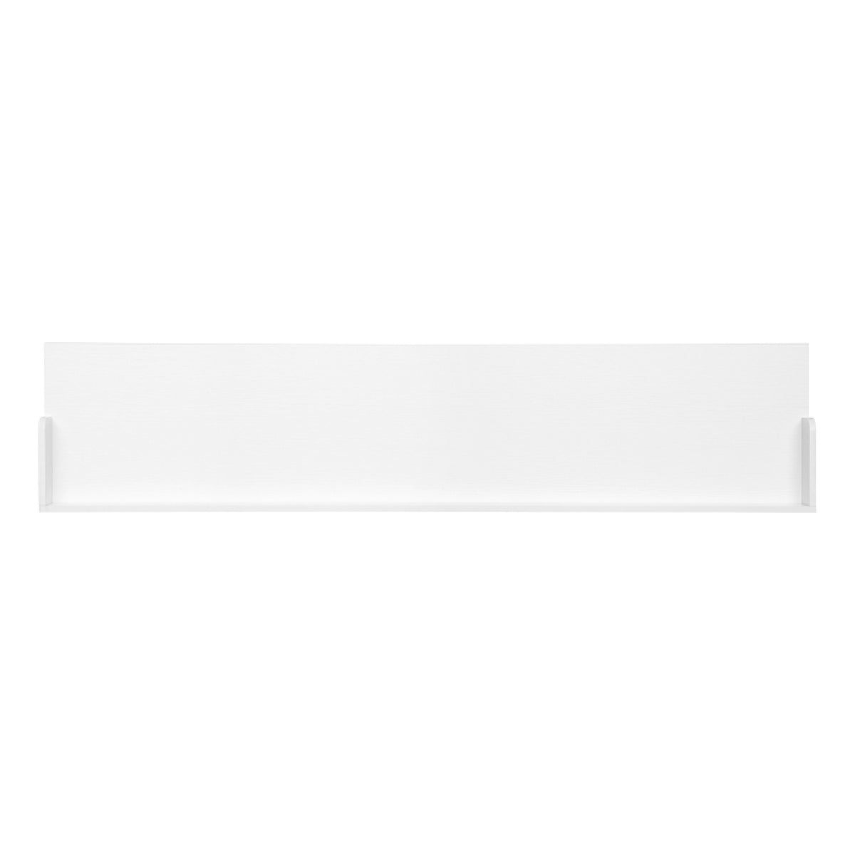 Sem Bed Desk, 72 Inch White Top w Adjustable Height, Black Metal Legs  - BM347920