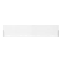 Sem Bed Desk, 72 Inch White Top w Adjustable Height, Black Metal Legs  - BM347920