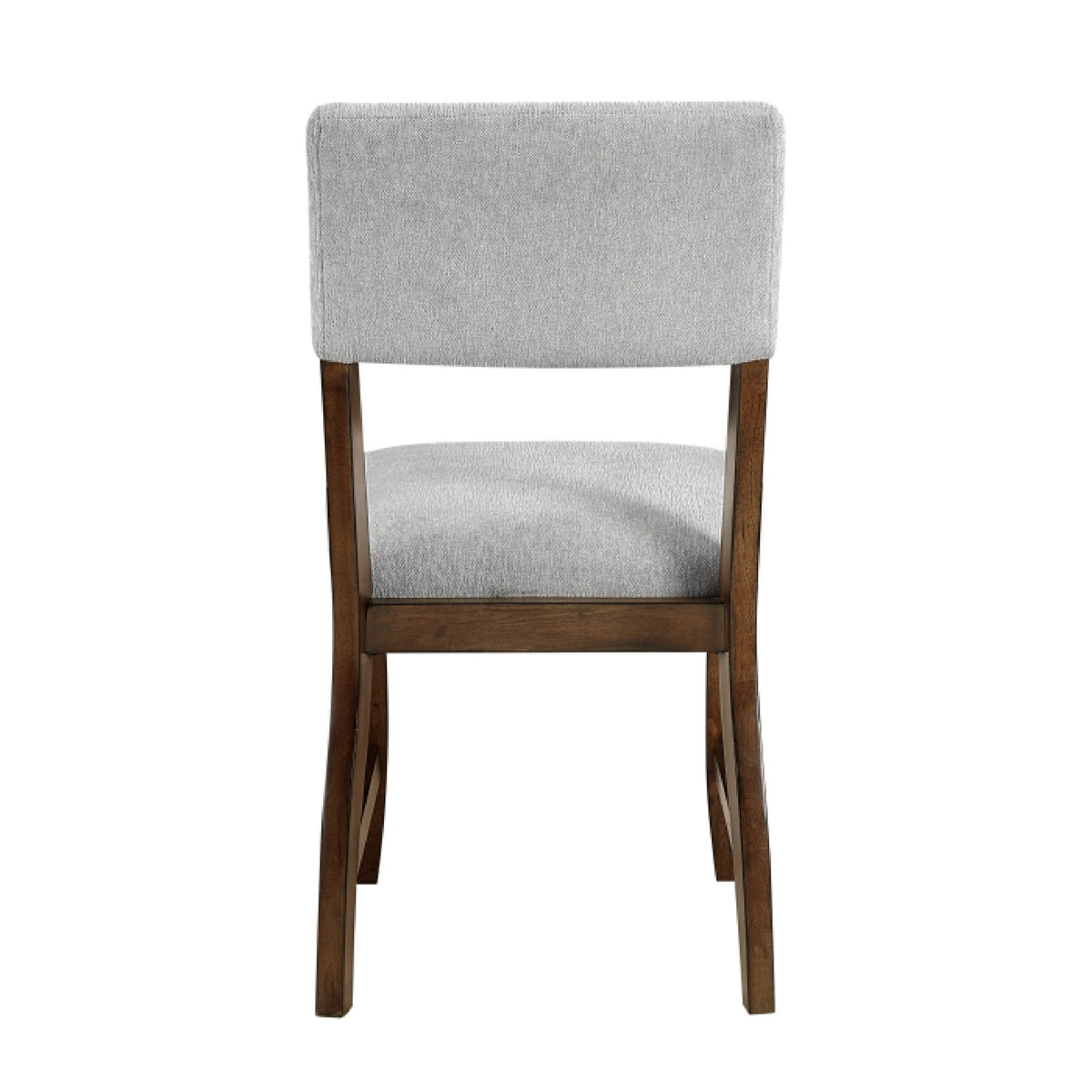 Ady Dining Side Chair Set of 2, Gray Chenille Seat and Back  - BM347923