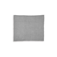Tela Throw Blanket Set of 3, Machine Knitted, Textured Gray Polyester - BM348369