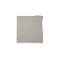 Tela Throw Blanket Set of 3, Machine Knitted, Textured Beige Polyester - BM348372
