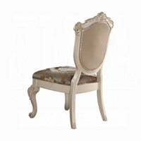 Cheny Dining Side Chair Set of 2, Faux Leather, Baroque Pearl Beige - BM348543