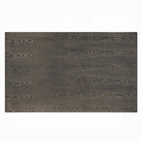 Meya Dining Table, 59 Inch Rectangular Top, Farmhouse Frame, Gray Wood - BM348547