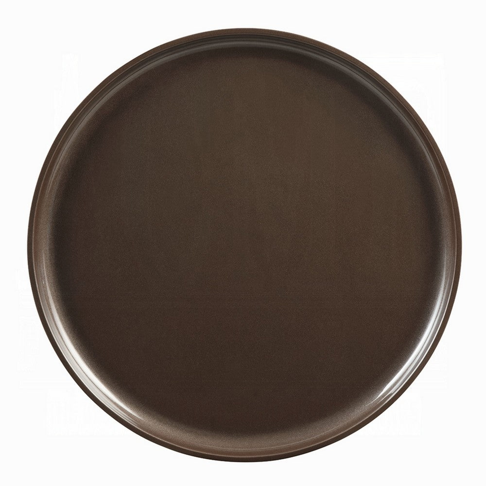 Lexy Side End Table, 24 Inch Round Top, High Gloss Blackish Green - BM348567