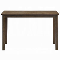 Dexy Dining Table, 47 Inch Rectangular Top, Farmhouse Walnut Brown - BM348572