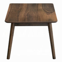 Fexy Coffee Table, 47 Inch Rectangular Top with Angled Legs, Walnut Brown - BM348575