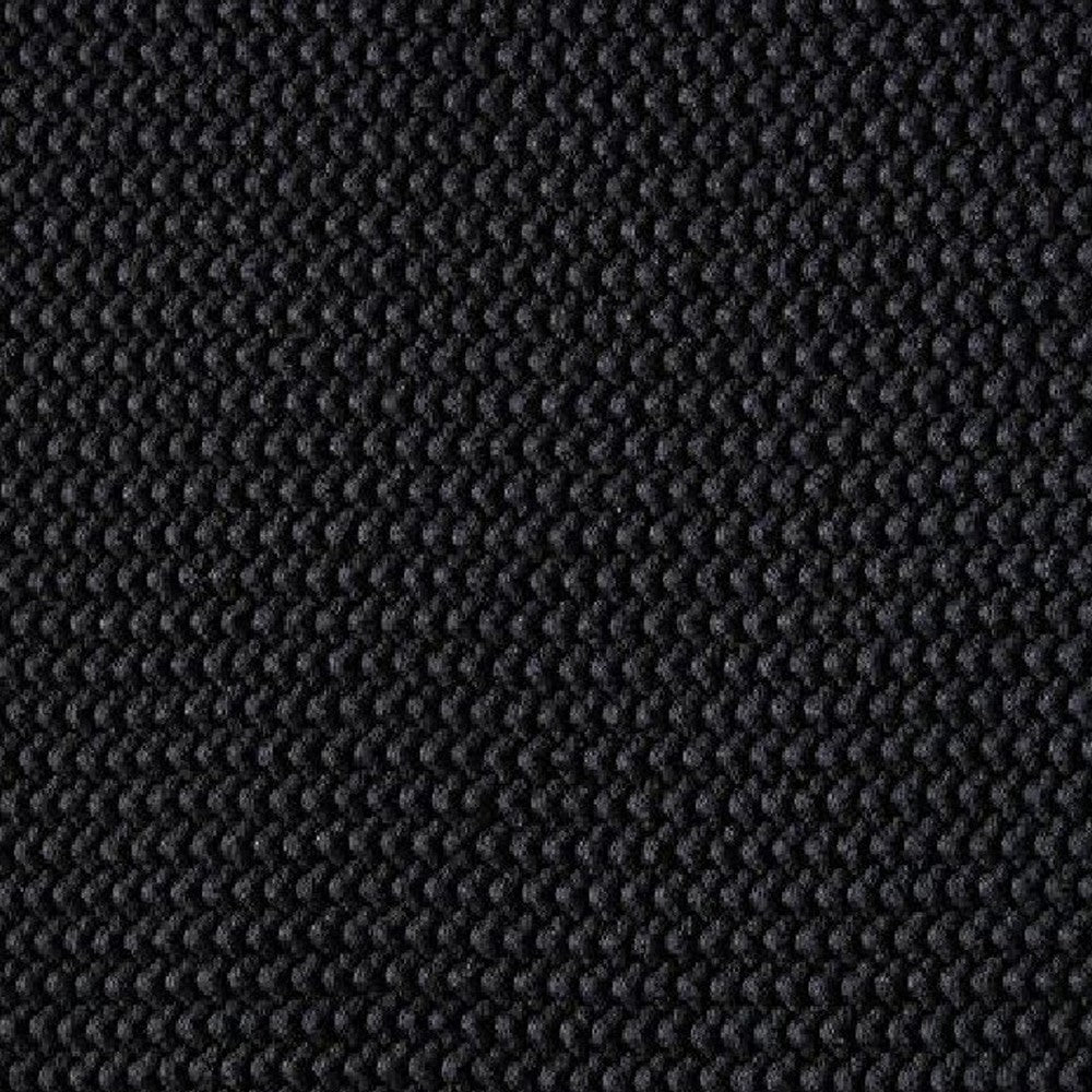 70 x 54 Leri Throw Blanket, Set of 3, Machine Knitted Black Cotton - BM348598