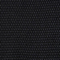 70 x 54 Leri Throw Blanket, Set of 3, Machine Knitted Black Cotton - BM348598