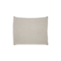 70 x 54 Leri Throw Blanket, Set of 3, Machine Knitted Beige Cotton - BM348599